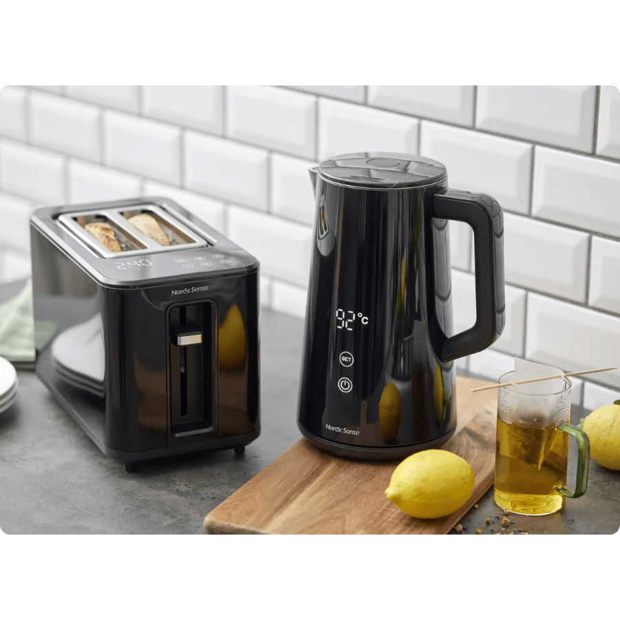 Nordic Sense Kogekande LED digitalt display, 1,5 L i sort